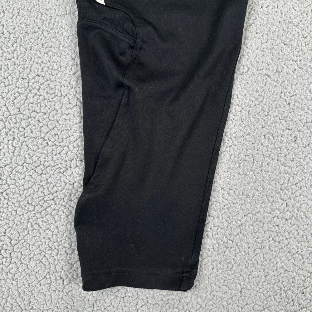 VTG Y2K Adidas Track Sweatpants Men Large Black Ankle Zip Logo Zipped Pockets